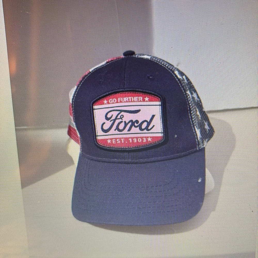 New ford red white blue cap